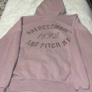 Abercrombie & Fitch Mauve Hoodie Sweater